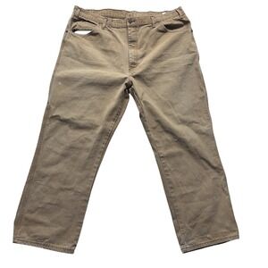 Dickies Carpenter Work Canvas Pants Brown 42x30‎ Vintage Skater Y2K. Work Pant